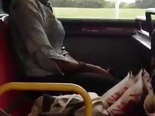 Masturbating on bus