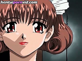 Cute Anime Brunette Slut Sucks Hard Cock Part3
