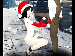 SDT Christmas Futa - Rukia Kuchiki (Bleach)