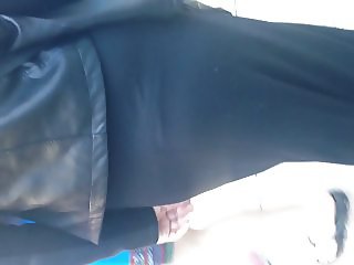 Nice Thong in Black Dress