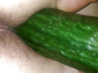 cucumber fun with my  GF