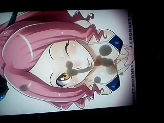 Anime Cum Tribute - Huge Tits Pink Hair Cute Teen