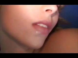 Fucking her doggy style and then give her a facial
