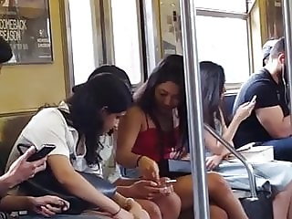 Fine Asian and Indian girls on the train