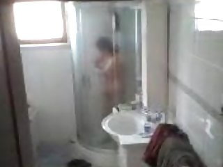 Chinese Mature Wife in Shower
