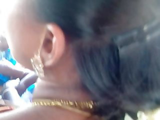 Madurai hot young tamil girl grouped in bus with hot view