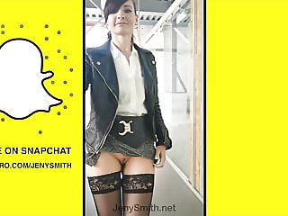 Jeny Smith Snapchat compilation - Public flashing and nude
