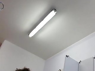 Naked Italian girl spied in locker room