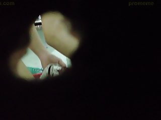 Spy Sister's friend taking shower (RAW File) Part. 1