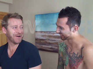 sperm fucked raw! - straight guy nails gay dude hard & bareback