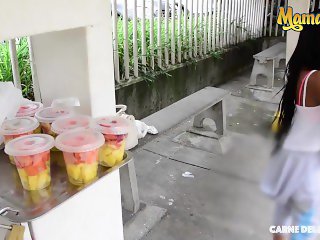 'Carne Del Mercado - Indira Uma Hot Bubble Butt Latina Teen Babe Picked Up For Rough Sex'