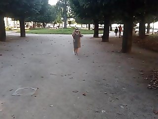 Almost caught in public park