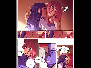 Sakura &amp; Hinata - Lesbian Love Pussy Licking Orgasm