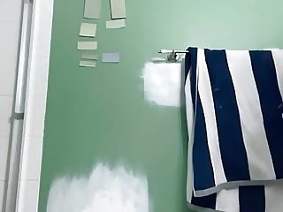 Hot Ass Blonde takes a Shower-Hidden Cam Clip